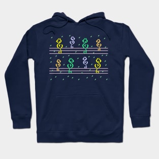 Multi-colored birds Hoodie